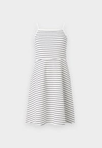 ONLDEMI DRESS - Day dress - cloud dancer/navy blazer