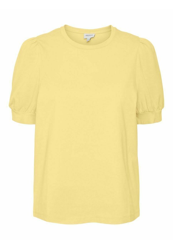 VMKERRY 2/4 O-NECK NOOS - Basic T-shirt - lemon meringue