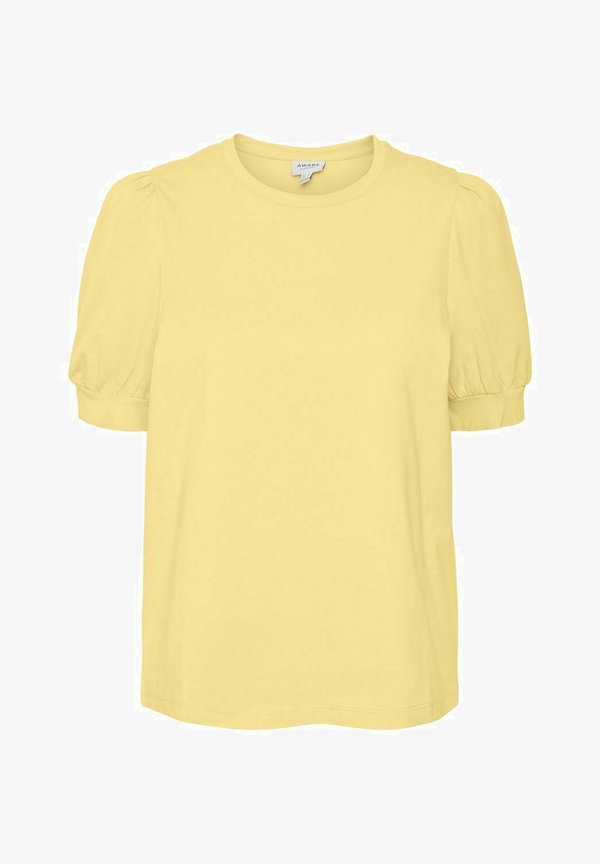 VMKERRY 2/4 O-NECK NOOS - Basic T-shirt - lemon meringue