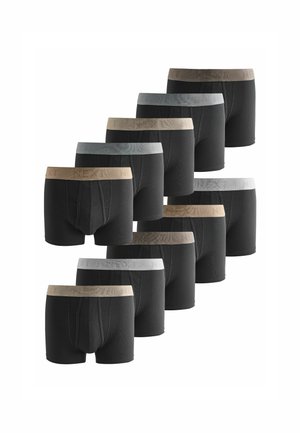 Next A FRONTS 10 PACK - Boxer Briefs - black neutral waistbands