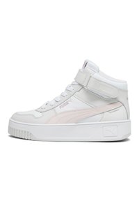 Nepasirinkta, white frosty pink feather gray