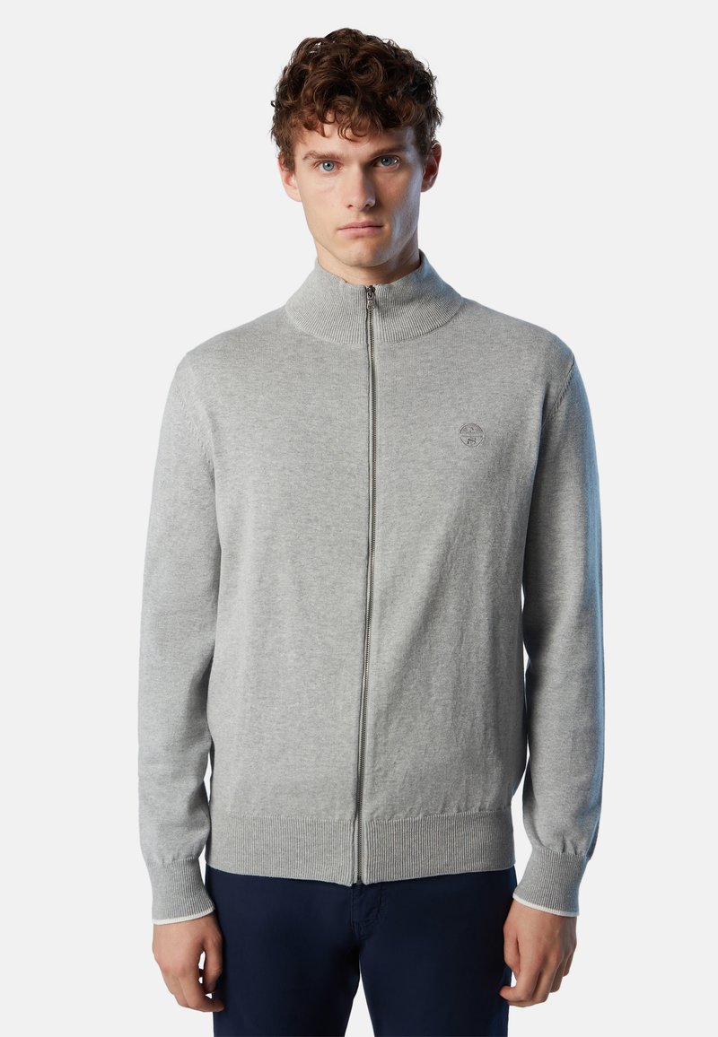 North Sails Grigio Poliammide Men Cardigan