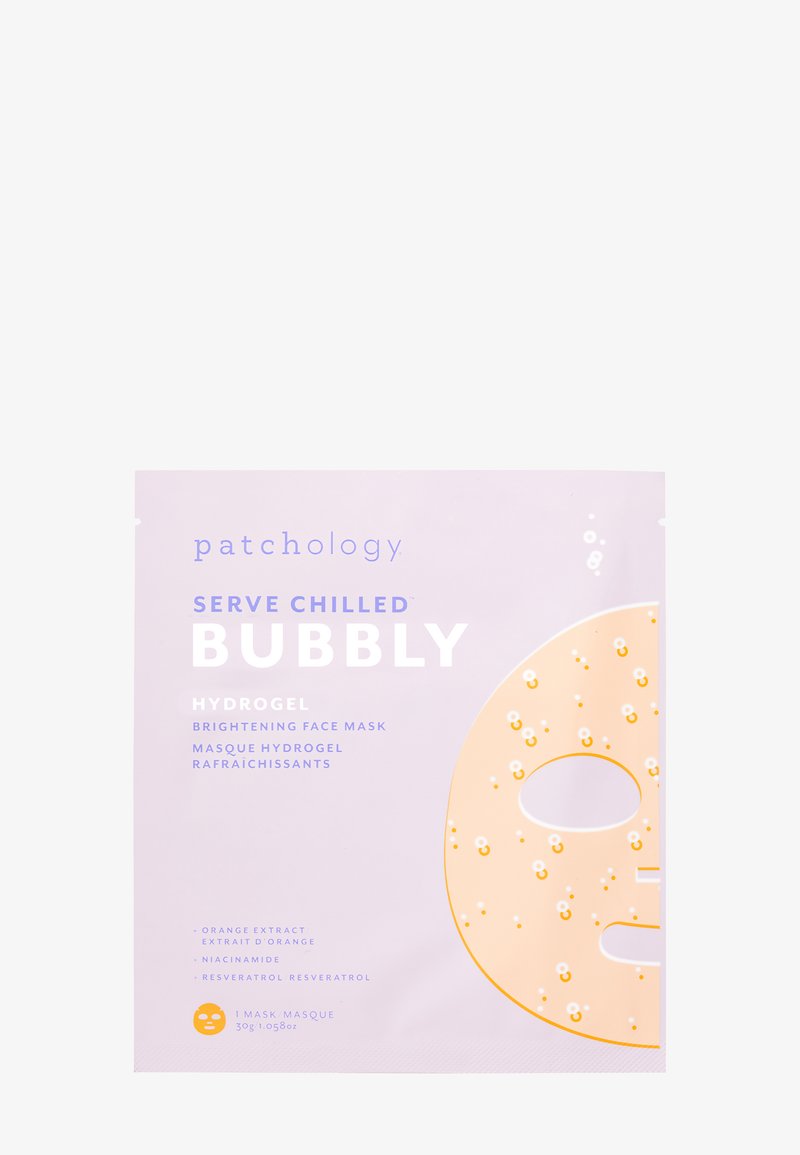 Patchology - SERVE CHILLED™ BUBBLY BRIGHTENING HYDROGEL FACE MASK - SINGLE - Hudplejesæt, Forstør