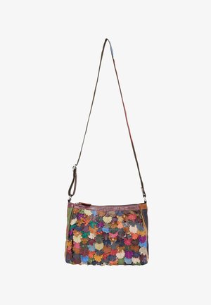 IZIA Taška s příčným popruhem - dark red multicolor
