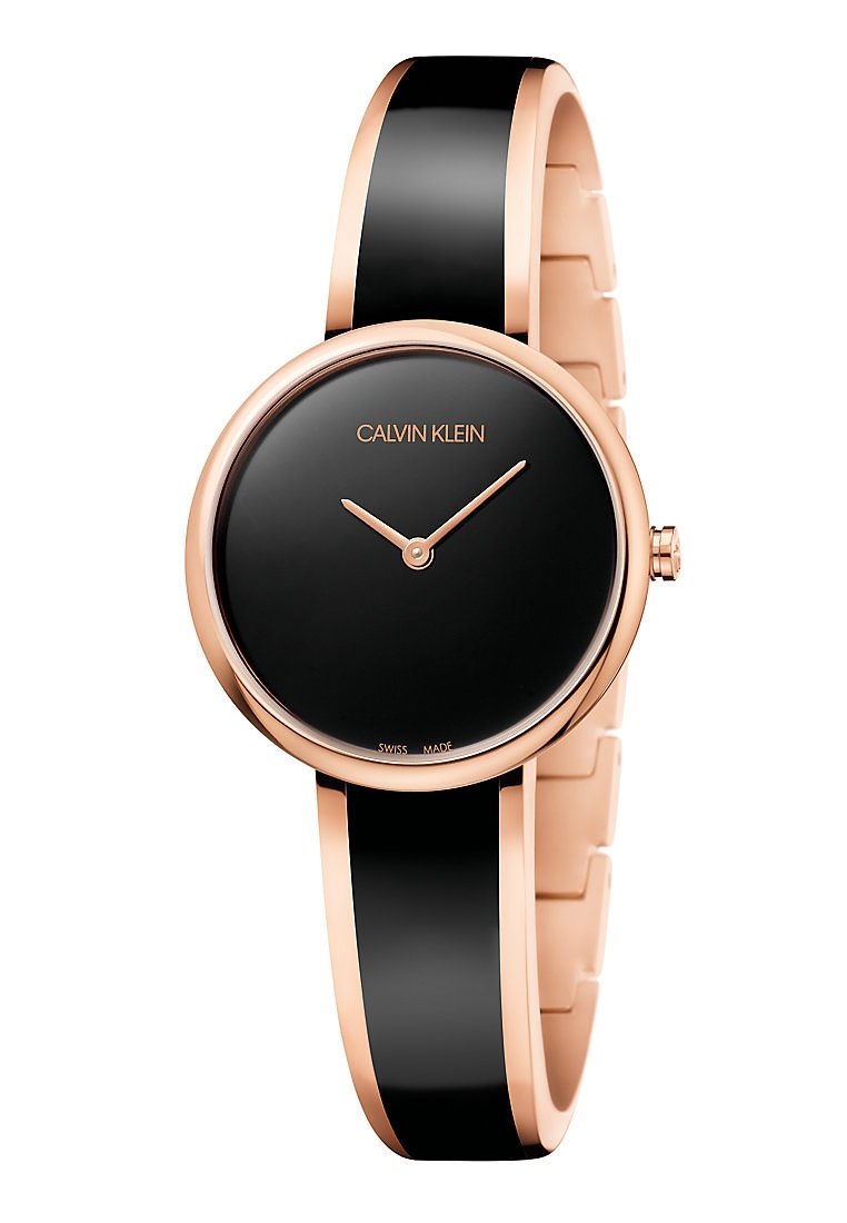 Damen Analoguhren | Calvin Klein Uhr black/rose gold colored/schwarz - YG60468 Damen Analoguhren | Calvin Klein Uhr black/rose gold colored/schwarz - YG60468