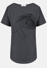 Chelsea Clark 2-PACK BREASTFEEDING - Top - dark grey/black