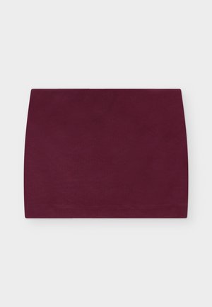 Hollister Co., PONTE MICRO MINI  - Μίνι φούστα - bordeaux