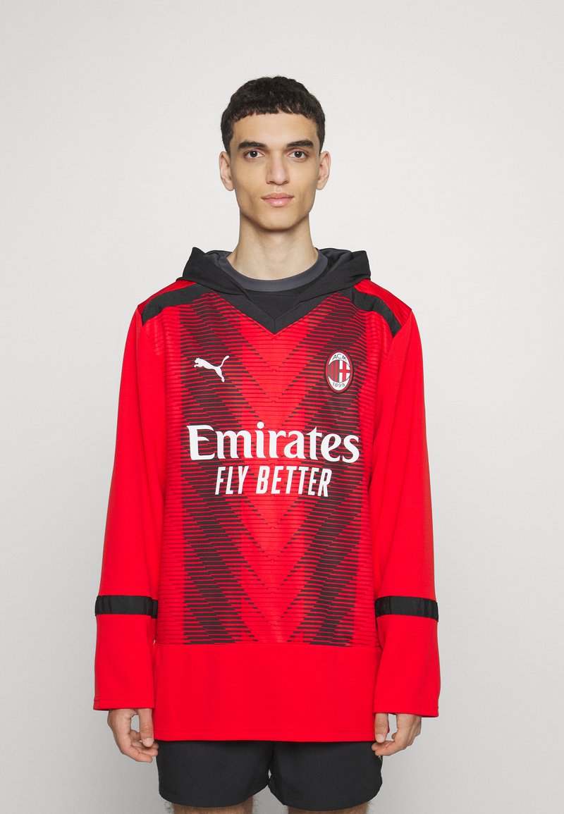 Puma AC MILAN OVERSIZE WINTER - Club wear - red/black/red - Zalando.co.uk