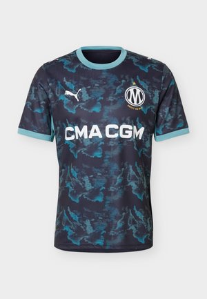 Puma, OLYMPIQUE MARSEILLE AWAY REPLICA - Ρούχα για κλαμπ - new navy/baltic sea blue