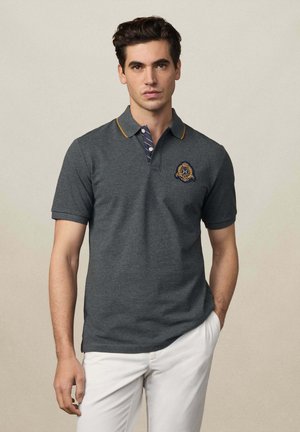 Hackett London HERITAGE CREST LOGO - Polo majica - dark grey marl