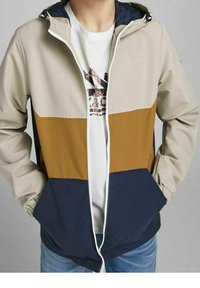 Jack & Jones Junior JUNGS COLOURBLOCKING - Allvädersjacka - crockery