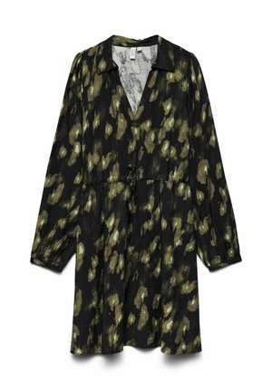 Vero Moda Curve, DRESS VMCLANINI SHORT DRESS - Denné šaty - black