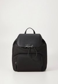 KARL LAGERFELD SIGNATURE BACKPACK - Mochila - black