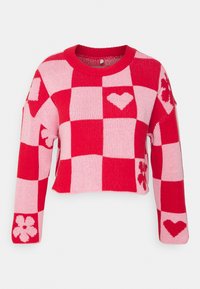 ONLY Petite Stickad tröja - pink