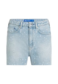 Džinsa auduma šorti - washed blue boucle
