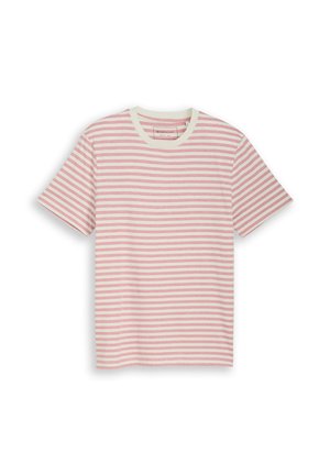 TOM TAILOR DENIM, STRIPED - T-Shirt print - rose white yd stripe