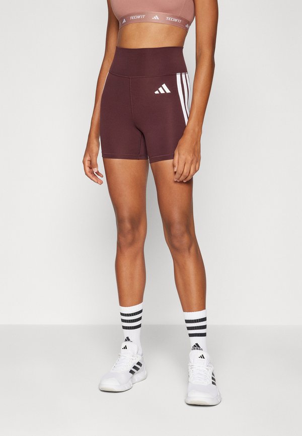 OPTIME ESSENTIALS 3STRIPES SHORT LEGGINGS - Tights