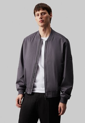 Calvin Klein SATEEN STRETCH HERO - Blouson Bomber - iron gate