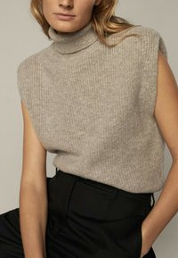 Massimo Dutti Strickpullover - beige