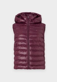 Unselected, deep burgundy