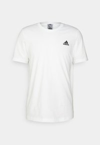 ESSENTIALS SINGLE EMBROIDERED SMALL LOGO - T-shirt basic - white