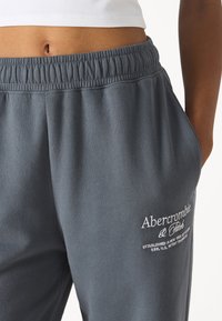 Abercrombie & Fitch LONG LIFE LOGO ESSENTIAL SUNDAY TURBULANCE  - Παντελόνι φόρμας - turbulance