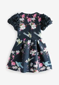 Baker by Ted Baker FLORAL RUFFLE SLEEVE  - REGULAR FIT - Denné šaty - navy