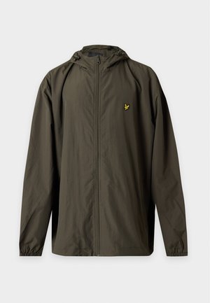 Lyle & Scott, ZIP THROUGH HOODED JACKET - Лятно яке - olive