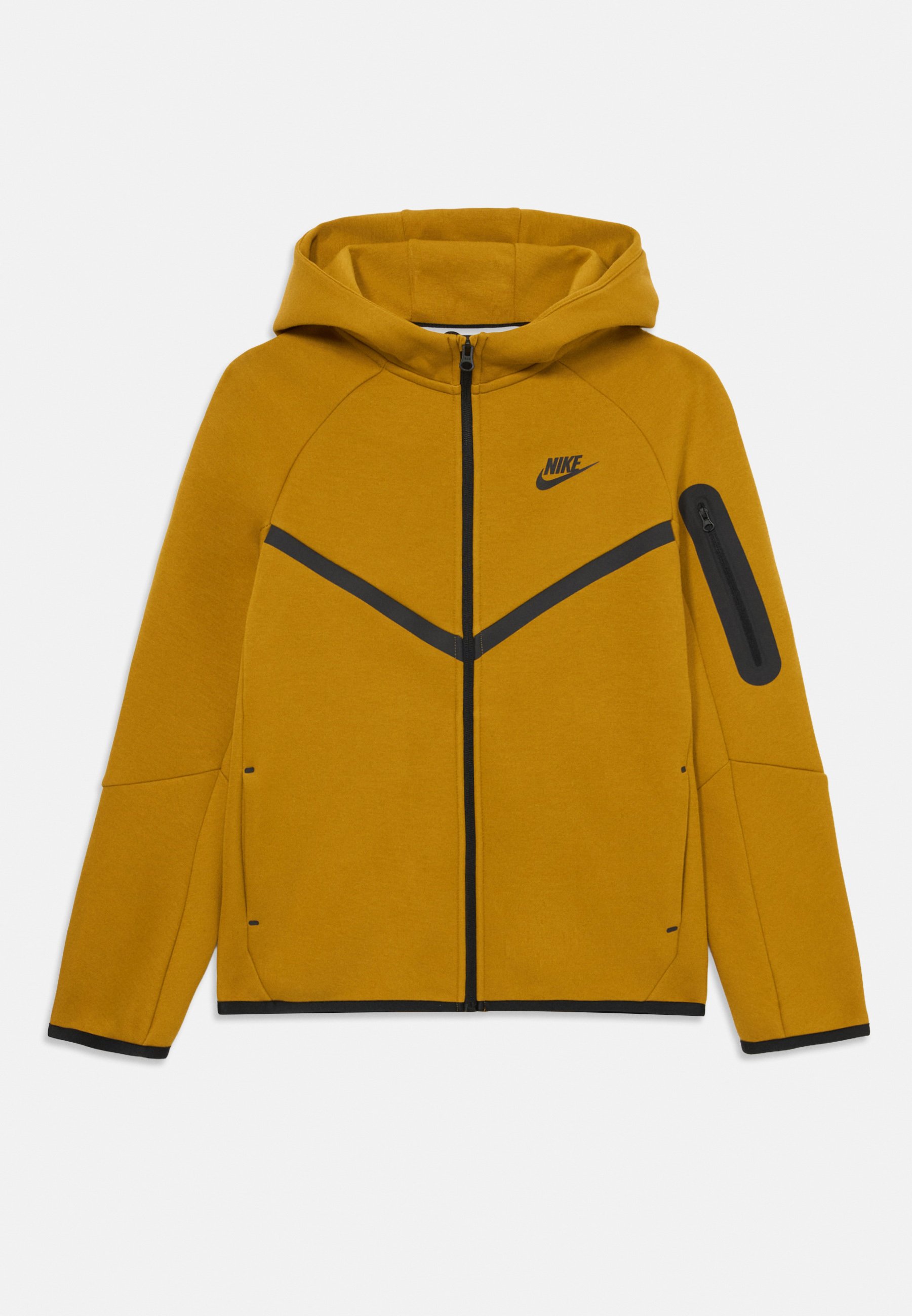Nike Sportswear UNISEX Felpa con zip ochre/black/giallo scuro