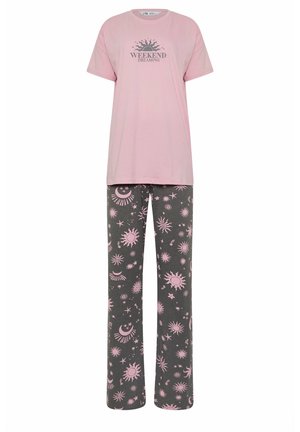 Long Tall Sally, TALL PYJAMAS SET - Nachtwäsche Set - pink