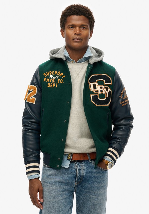 COLLEGE PATCHED - Bomberjacke