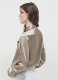 Calliope Button-down blouse - tortora
