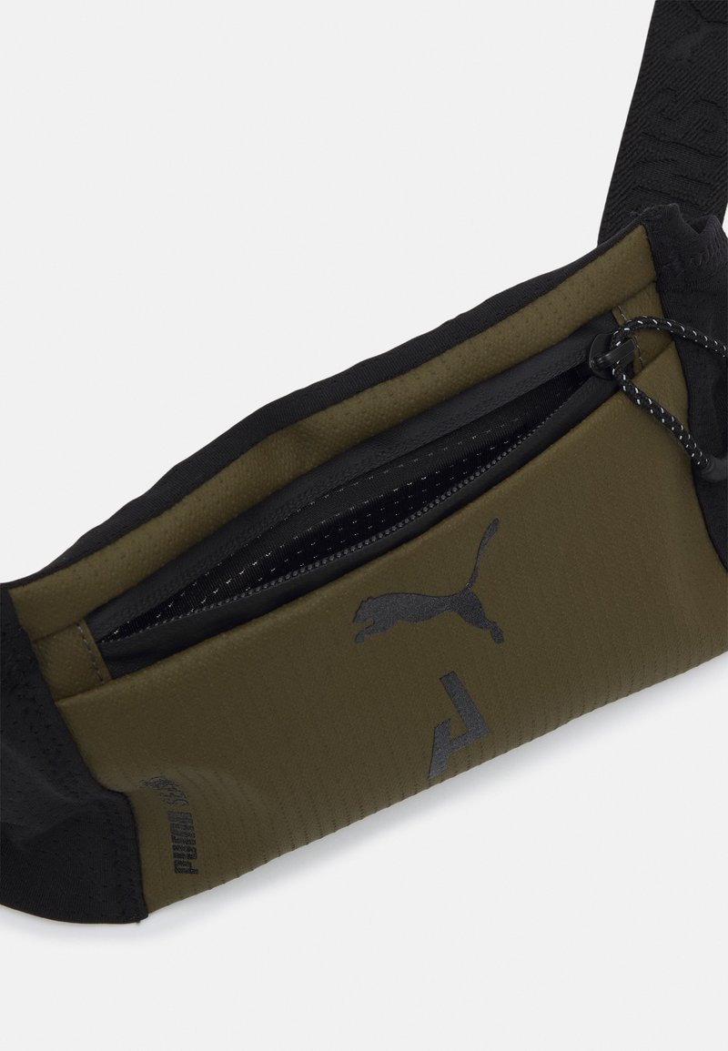 Puma RUNNING BELT UNISEX Bum bag green olive/khaki Zalando.co.uk
