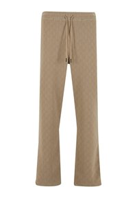 JACQUARD WIDE - Pantalones deportivos - unionbeige
