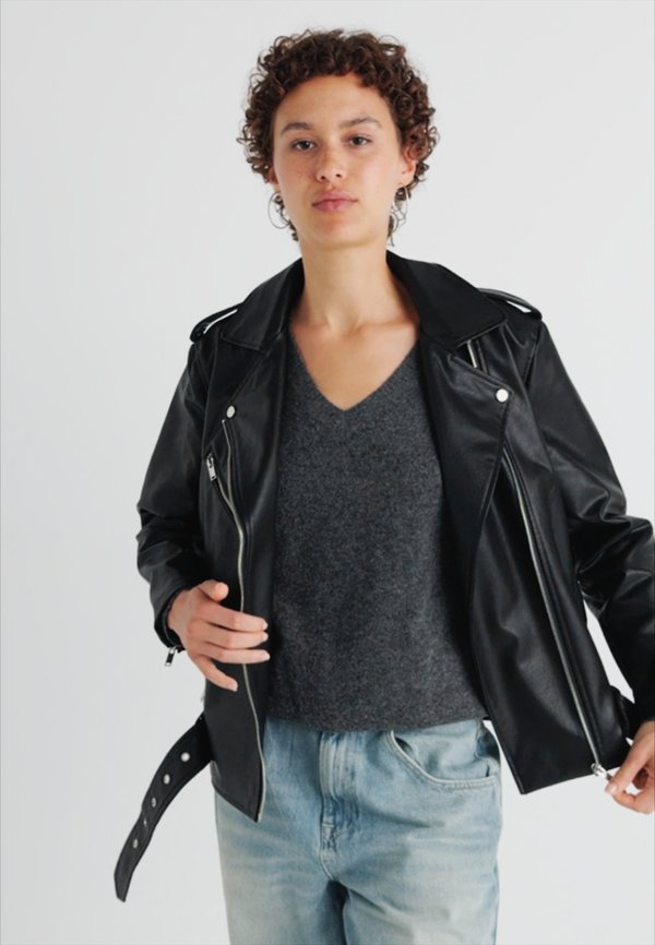 VMRAMON PAULA COATED  - Faux leather jacket4