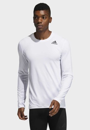 PRIMEGREEN COMPRESSION LONG SLEEVE T-SHIRT - Top s dlouhým rukávem - white