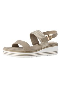 Marco Tozzi Platform sandals - cactus