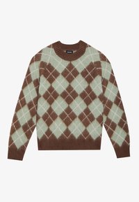 UNISEX - Strickpullover - Brown/Blue