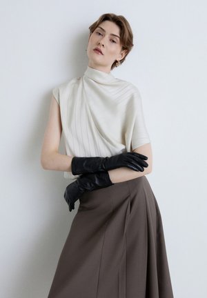 Calliope, CANOTTA TINTA UNITA - Blouse - gesso