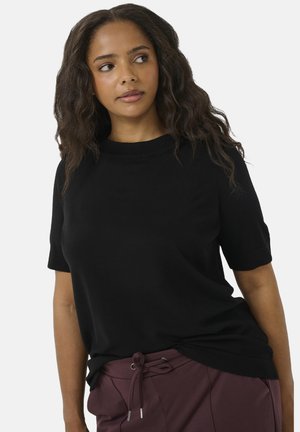 Kaffe Curve Basic T-shirt - black deep