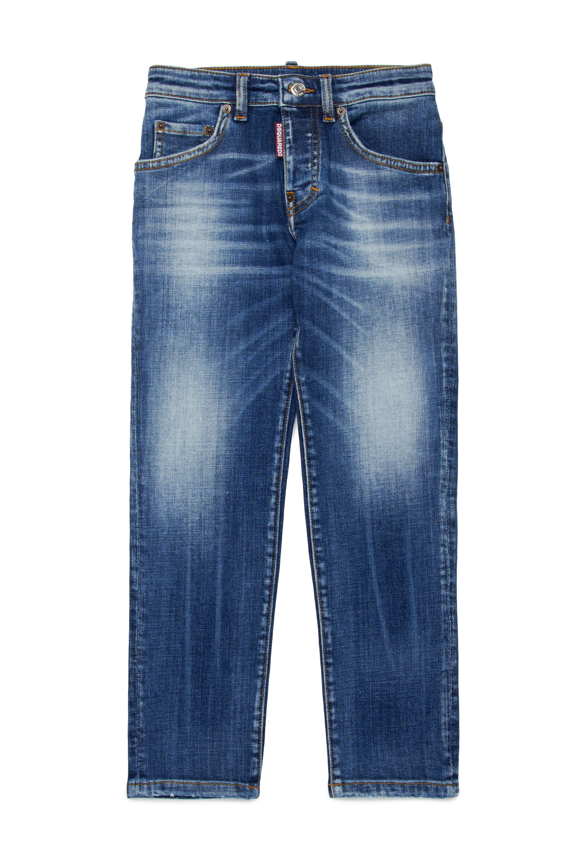Dsquared2 STANISLAV - Jeans Straight Leg - blue denim/stone-blue 