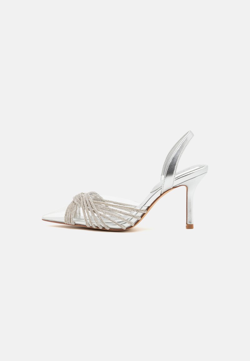 ALDO Sandalen zilverkleurig