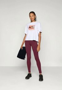 Champion ICONS BASIC LEGGINGS - Κολάν - bordeaux
