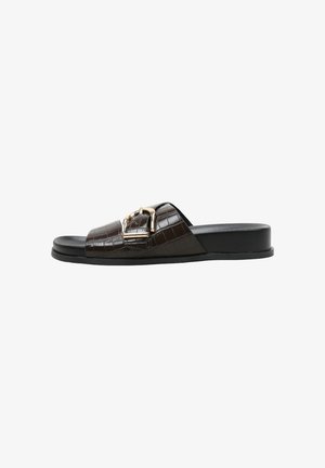 LIMMA, ENCADENADO - Sandalias planas - burgundy