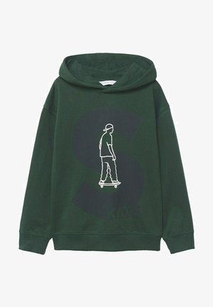 IMPRIMÉ - Hoodie - vert foncé