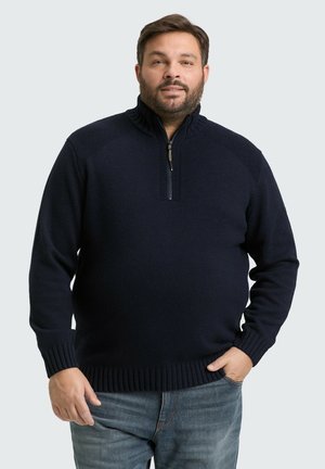Trui - knitted navy melange