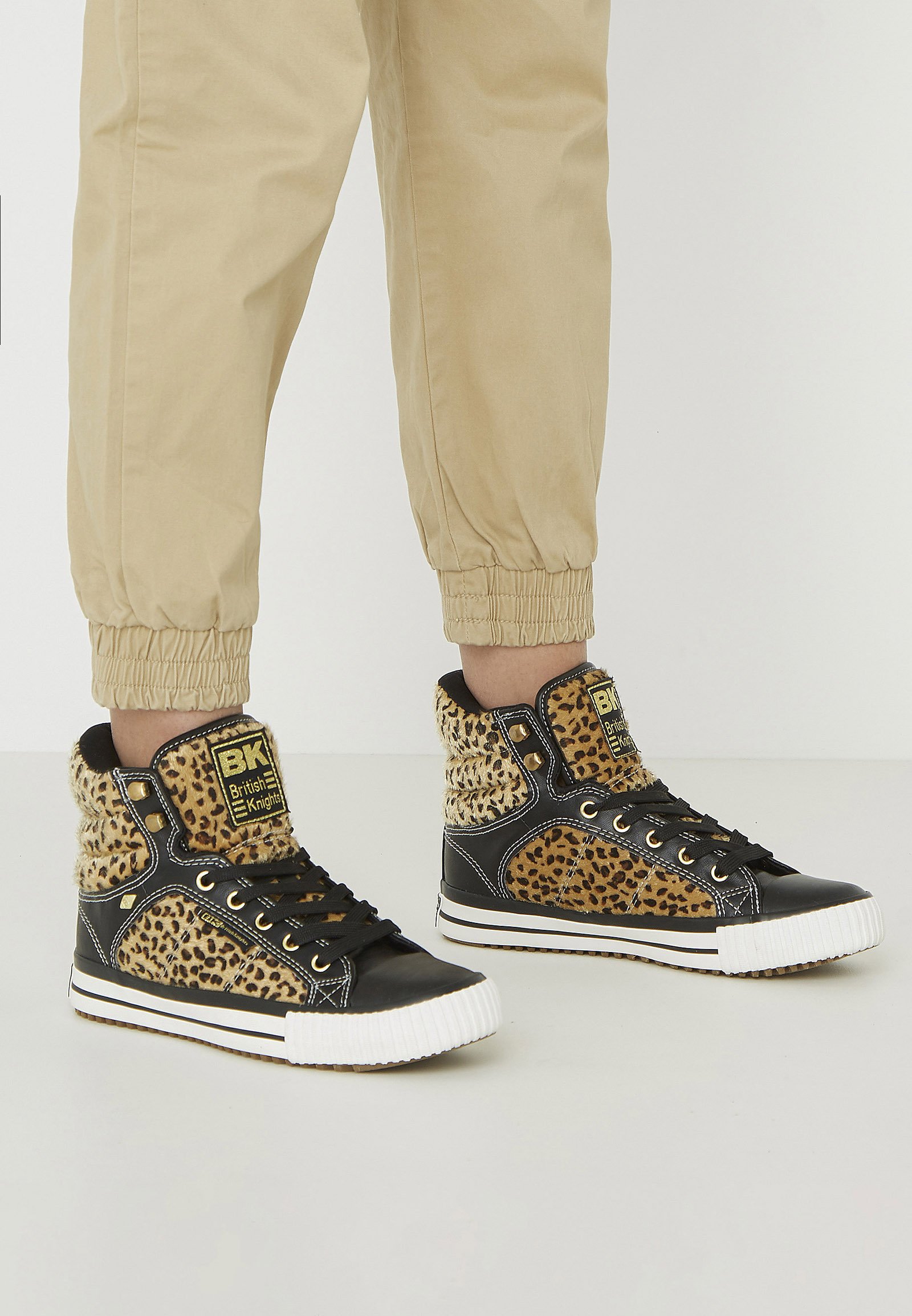 British Knights ATOLL - Sneaker high - leopard/black/braun - Zalando.de