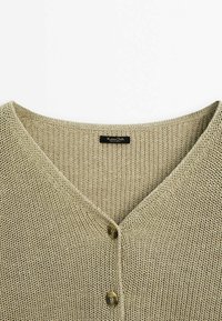 Massimo Dutti Strickjacke - light green