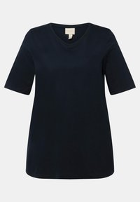 Ulla Popken GRANDES TAILLES - Jednoduché tričko - bleu moyen