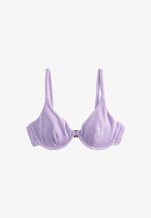 Next Bikinitop - lilac purple crinkle